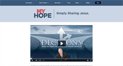 Desktop Screenshot of myhopewithbillygraham.org